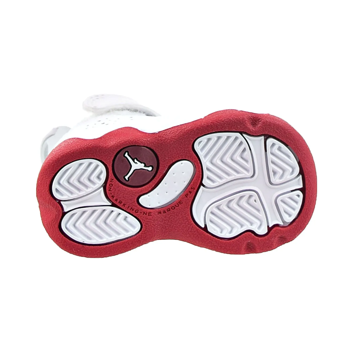 Air Jordan 6 Rings (TD) Toddler's Shoes White-Mystic Hibiscus-Pure Platinum