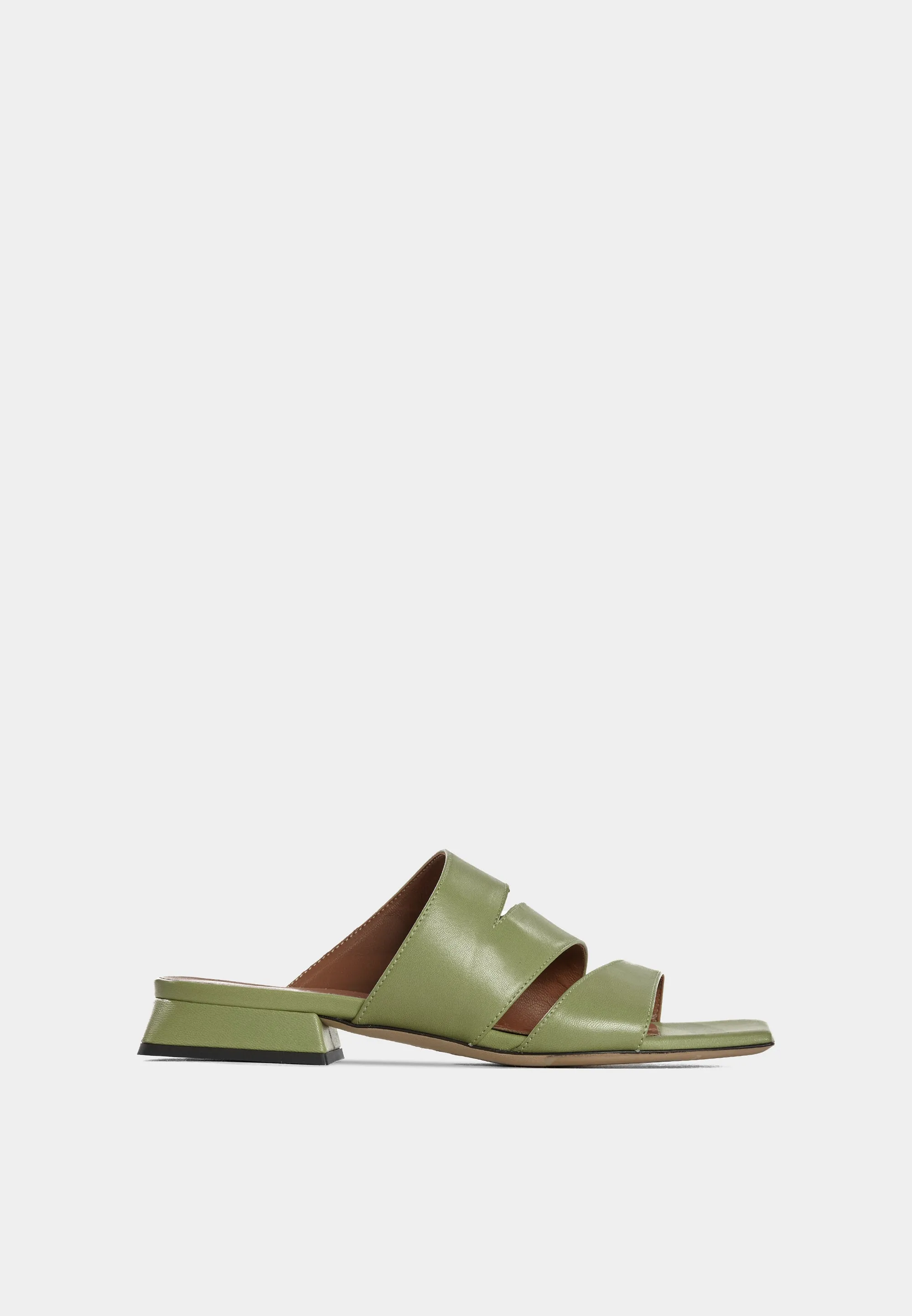 Alina G72 Strappy Sandals Verde Green Nappa