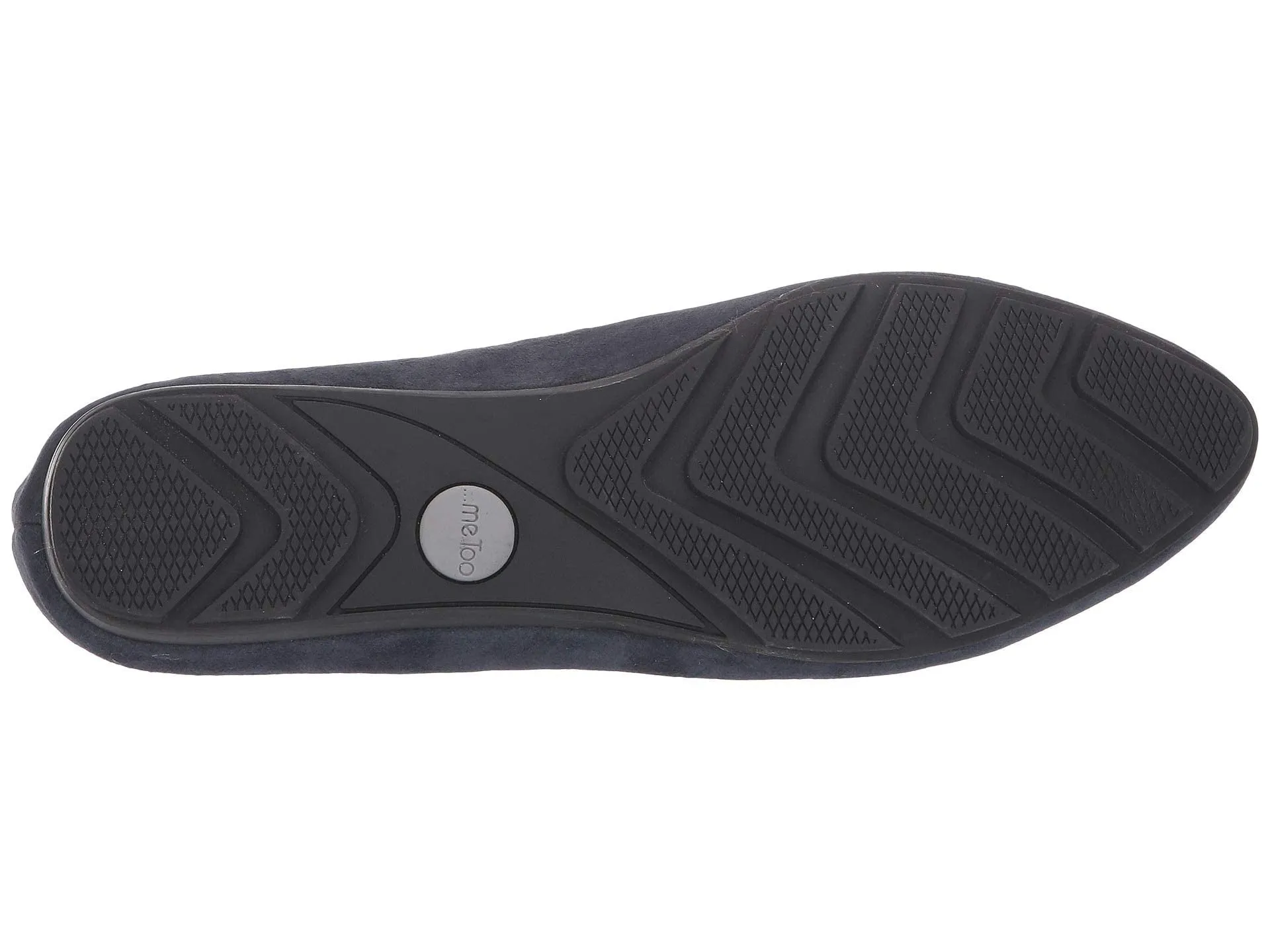 Anissa Sliver Navy Suede Me Too Wedge Loafers