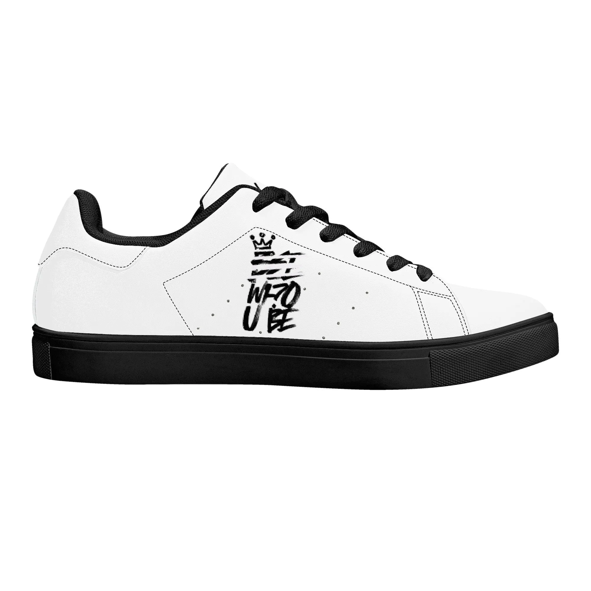 Bee Who U Be D27 Low-Top Sneakers - Black/White