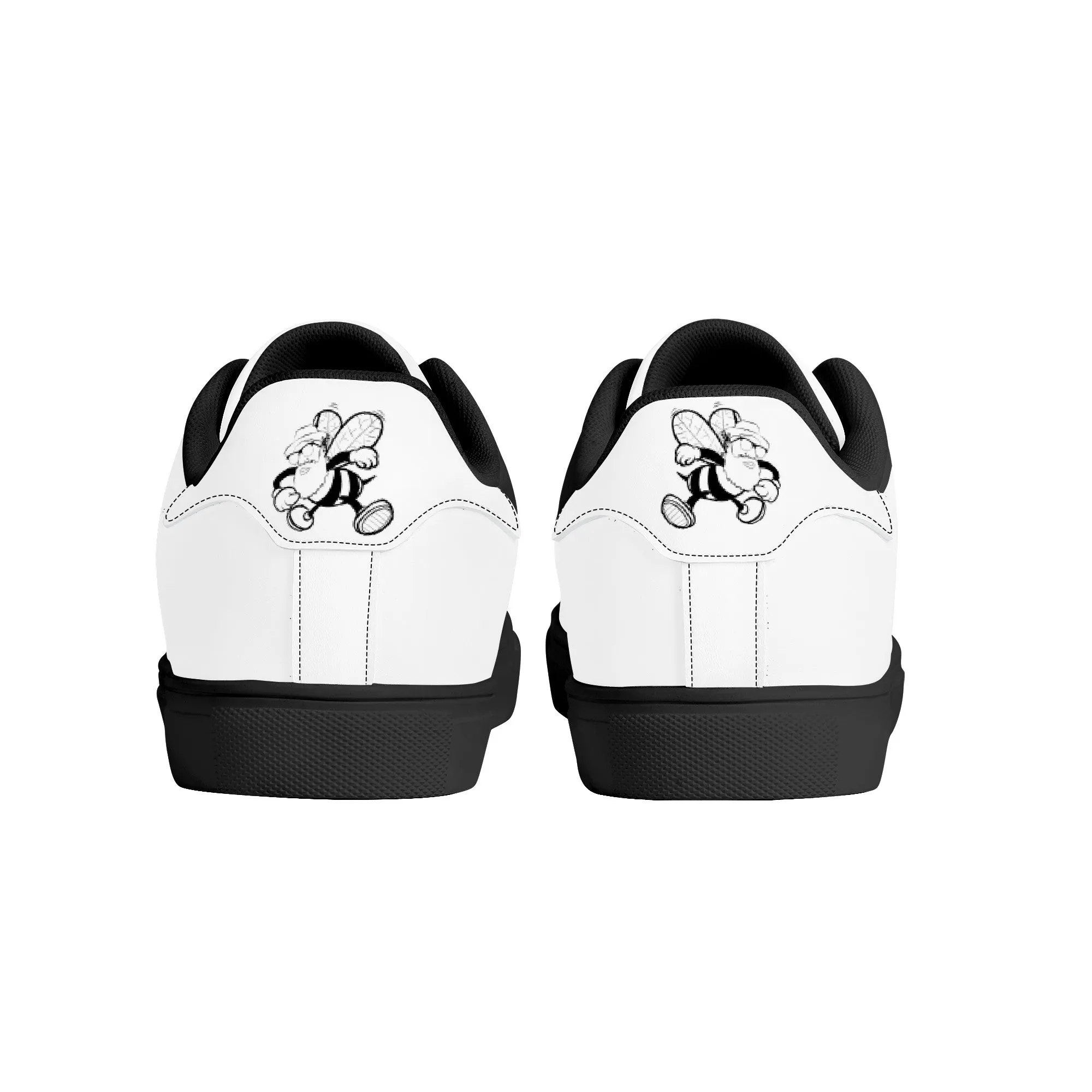Bee Who U Be D27 Low-Top Sneakers - Black/White