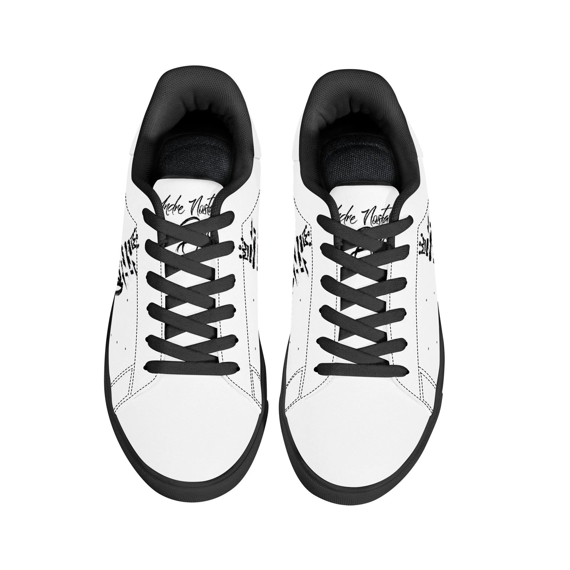 Bee Who U Be D27 Low-Top Sneakers - Black/White
