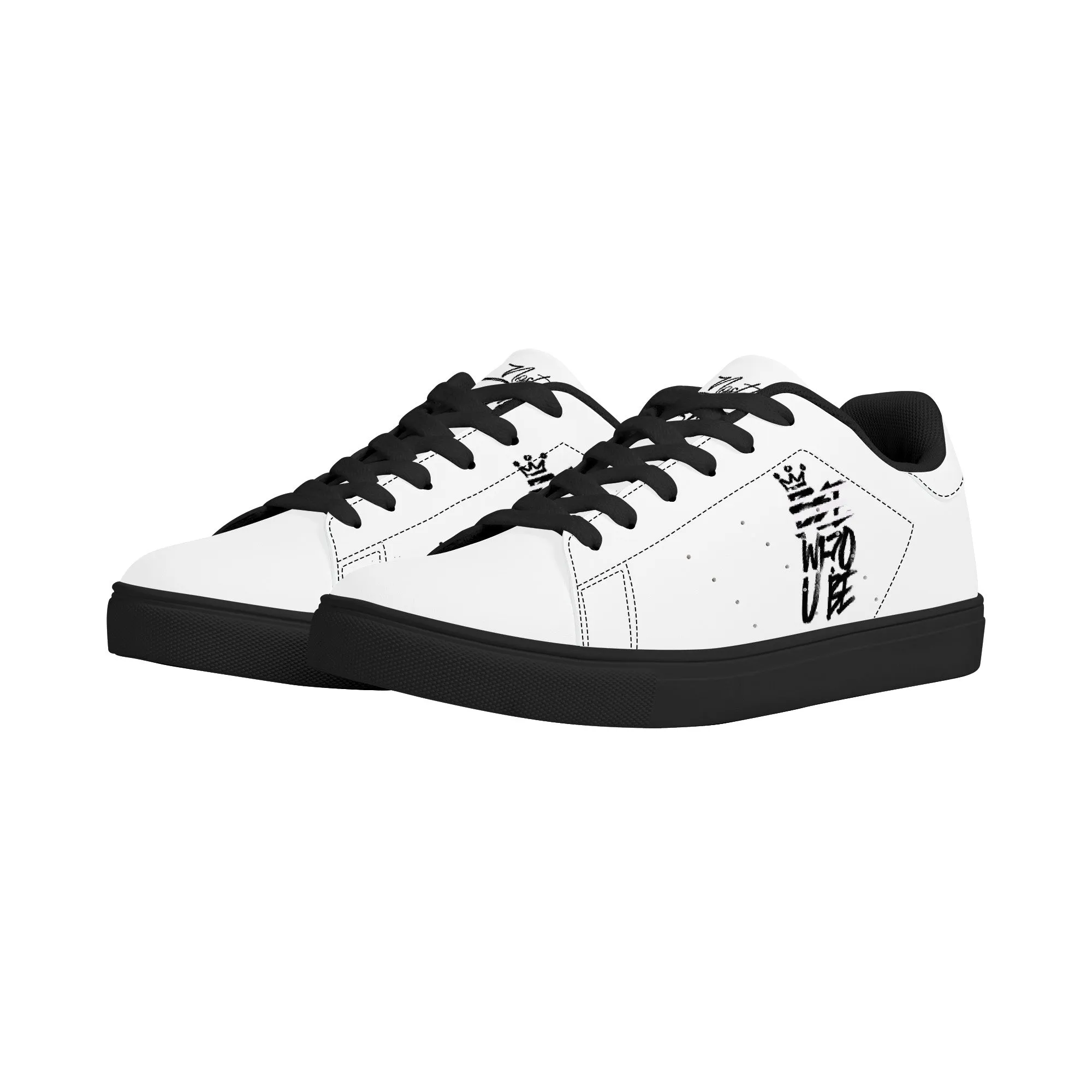 Bee Who U Be D27 Low-Top Sneakers - Black/White