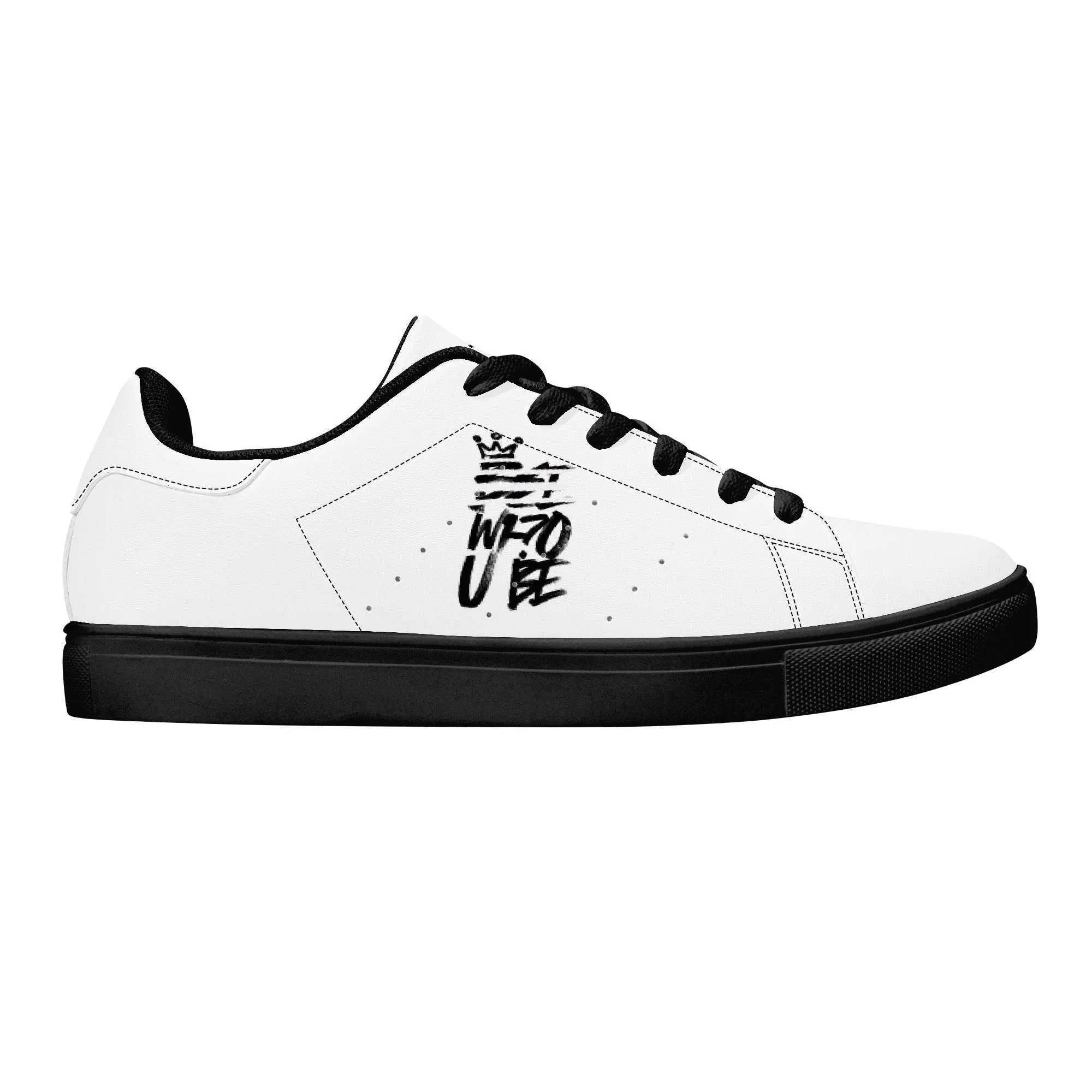 Bee Who U Be D27 Low-Top Sneakers - Black/White