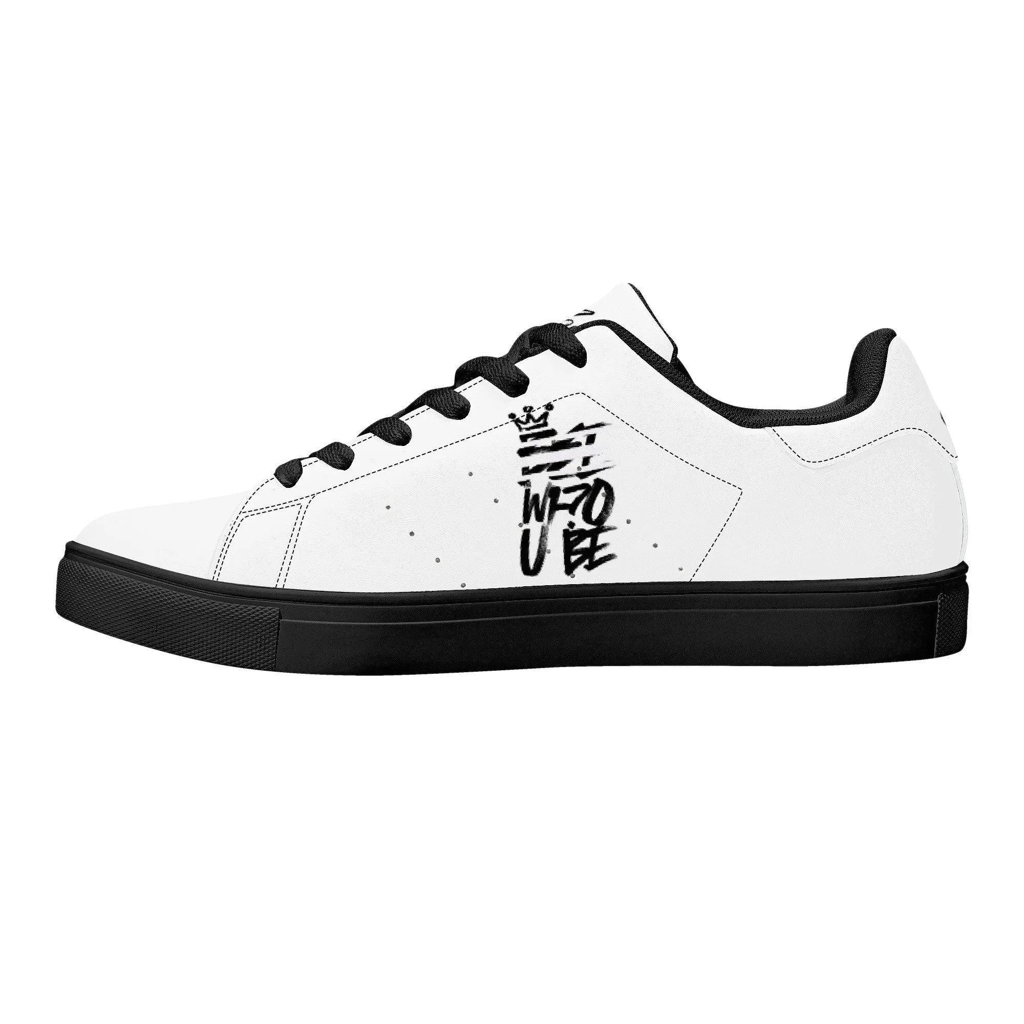 Bee Who U Be D27 Low-Top Sneakers - Black/White