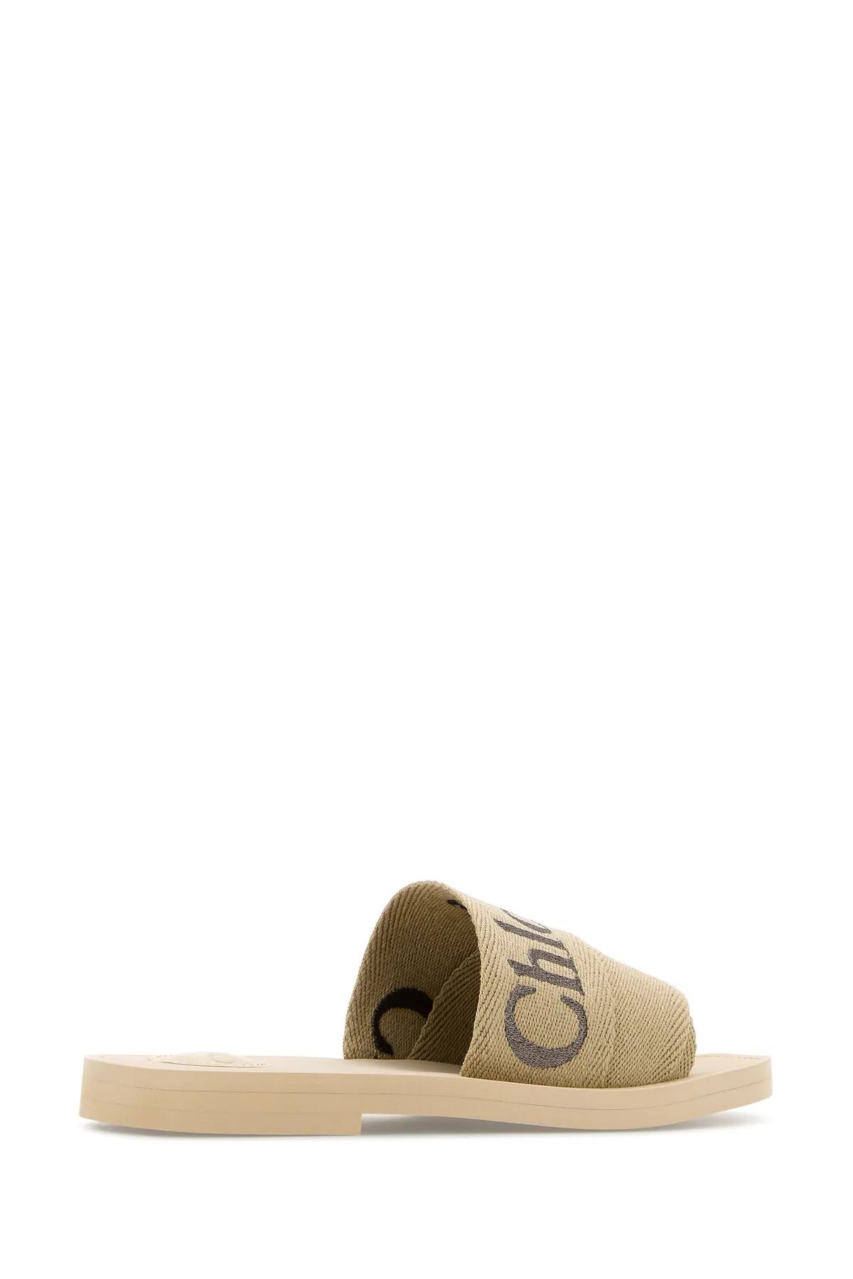 Cappuccino canvas Woody slippers