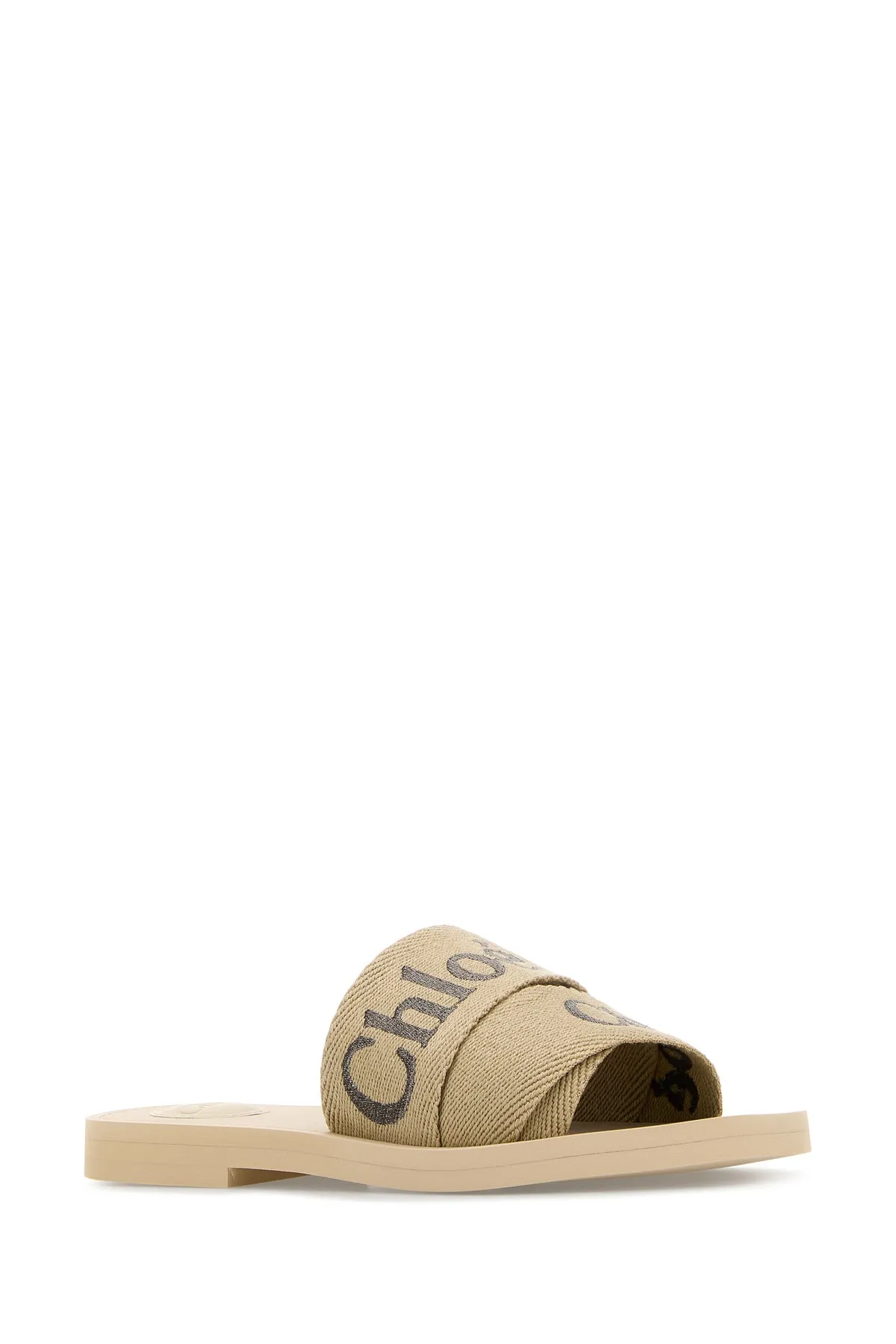 Cappuccino canvas Woody slippers