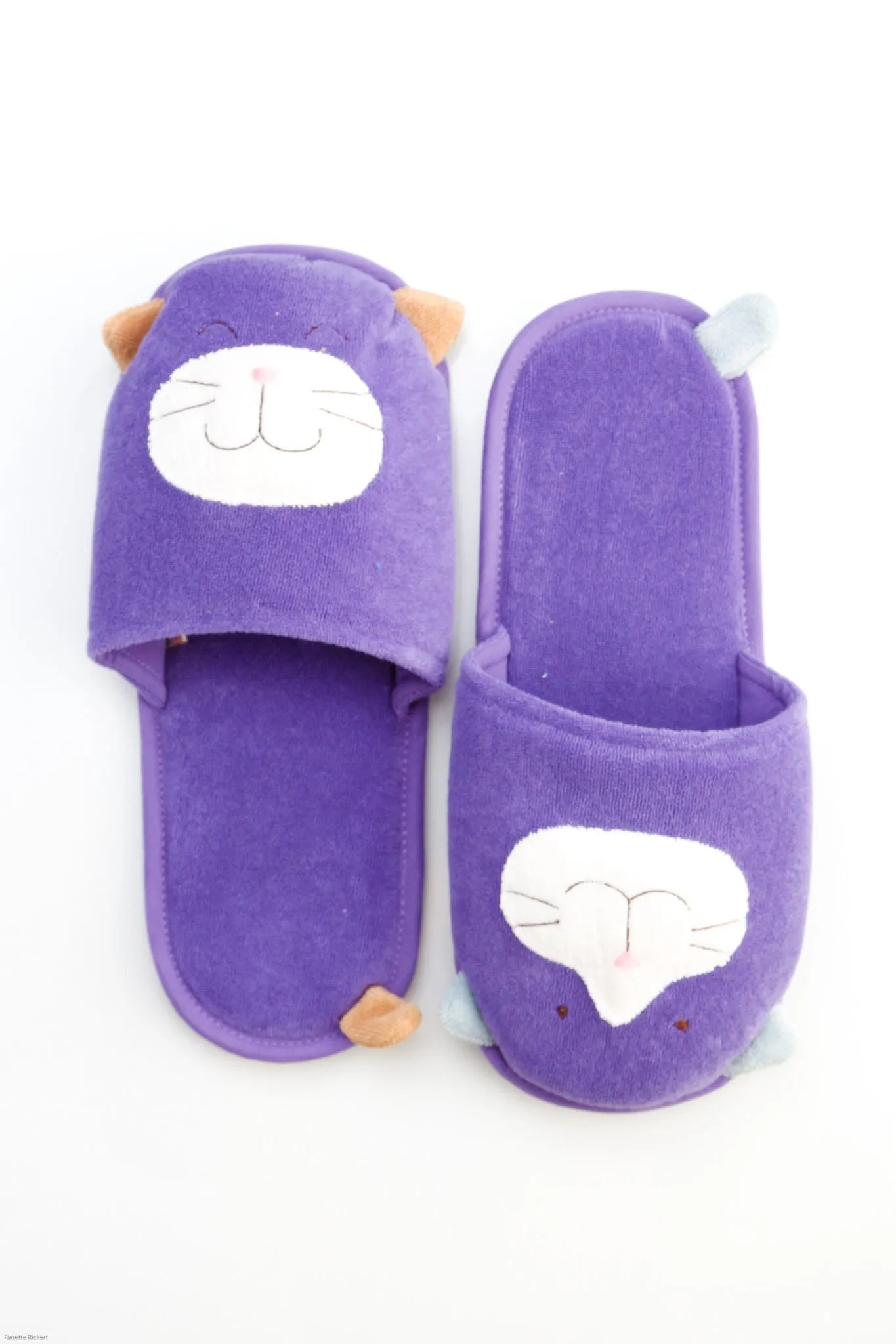 Cara Cat Cotton Padded Slippers