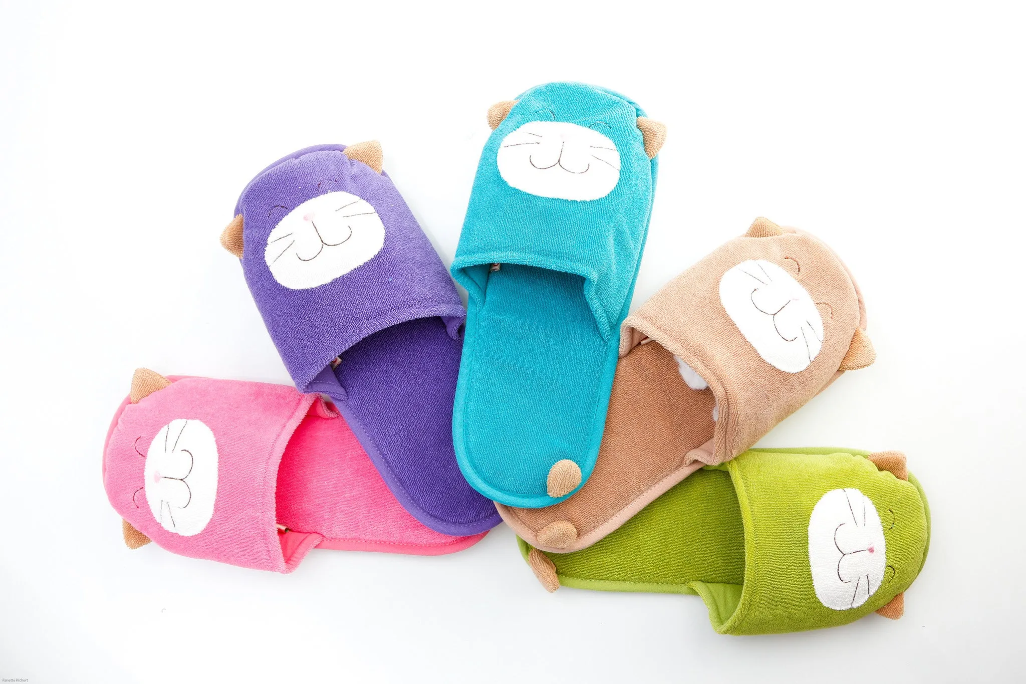 Cara Cat Cotton Padded Slippers