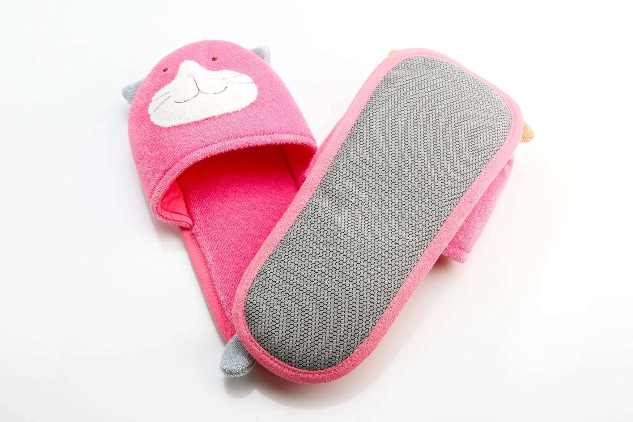 Cara Cat Cotton Padded Slippers