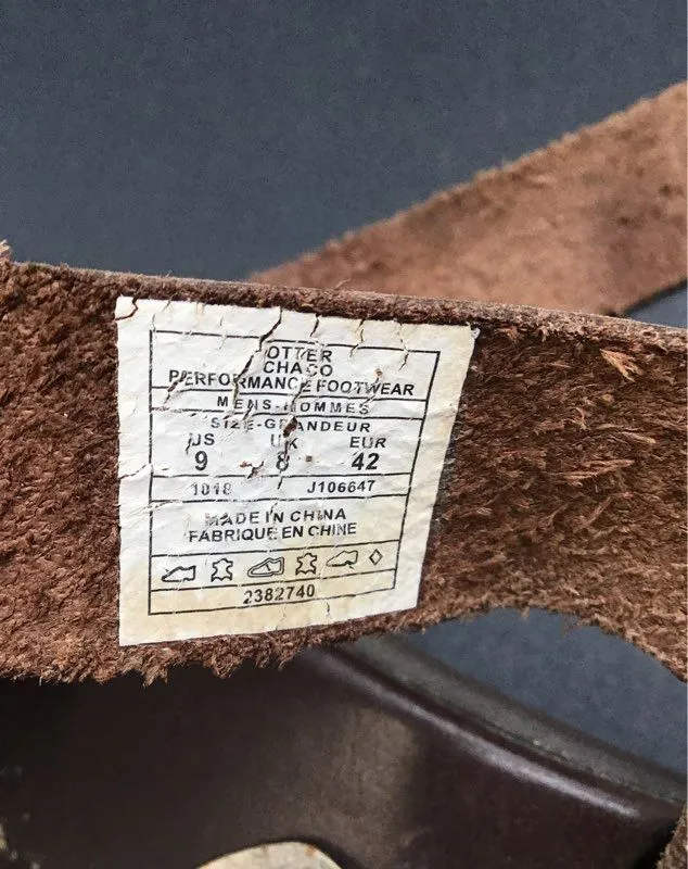 Chaco Men's Wayfarer J106647 Brown Strappy Sandals - Size 9