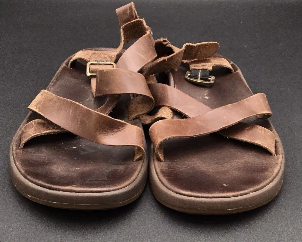 Chaco Men's Wayfarer J106647 Brown Strappy Sandals - Size 9