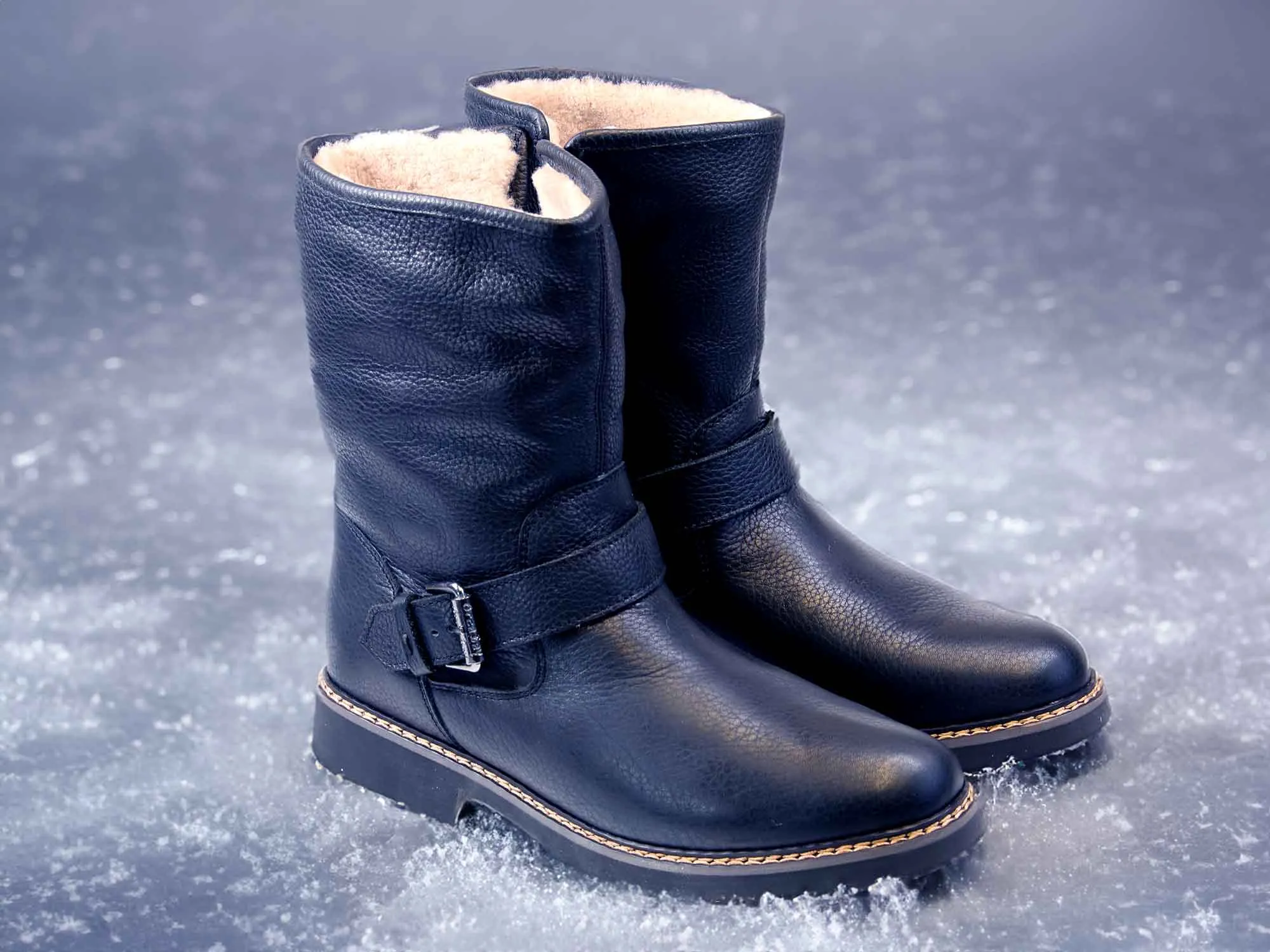 CONISTON - Ladies Black Fleece Lined Winter boot