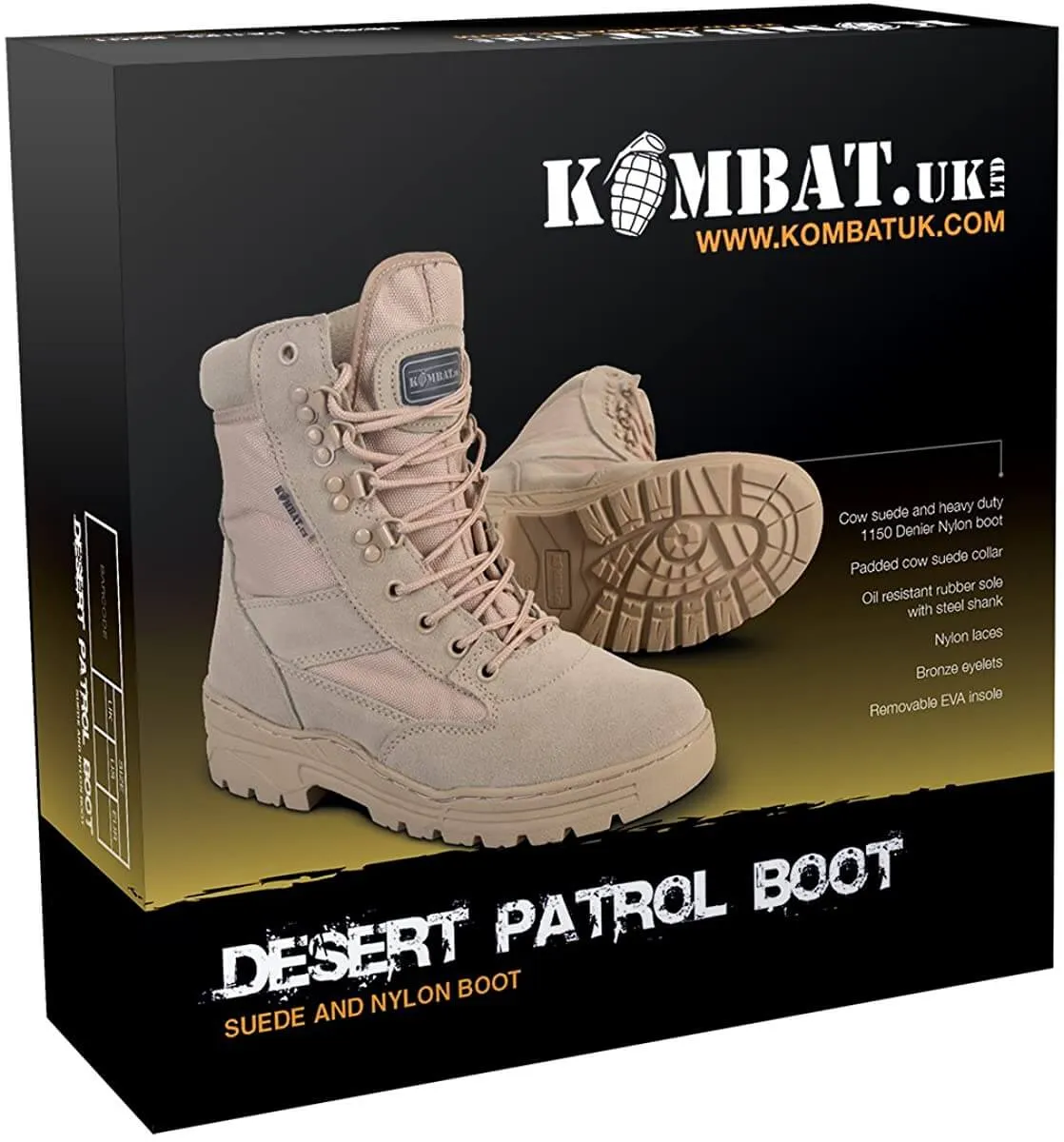 Desert Patrol Leather Boots