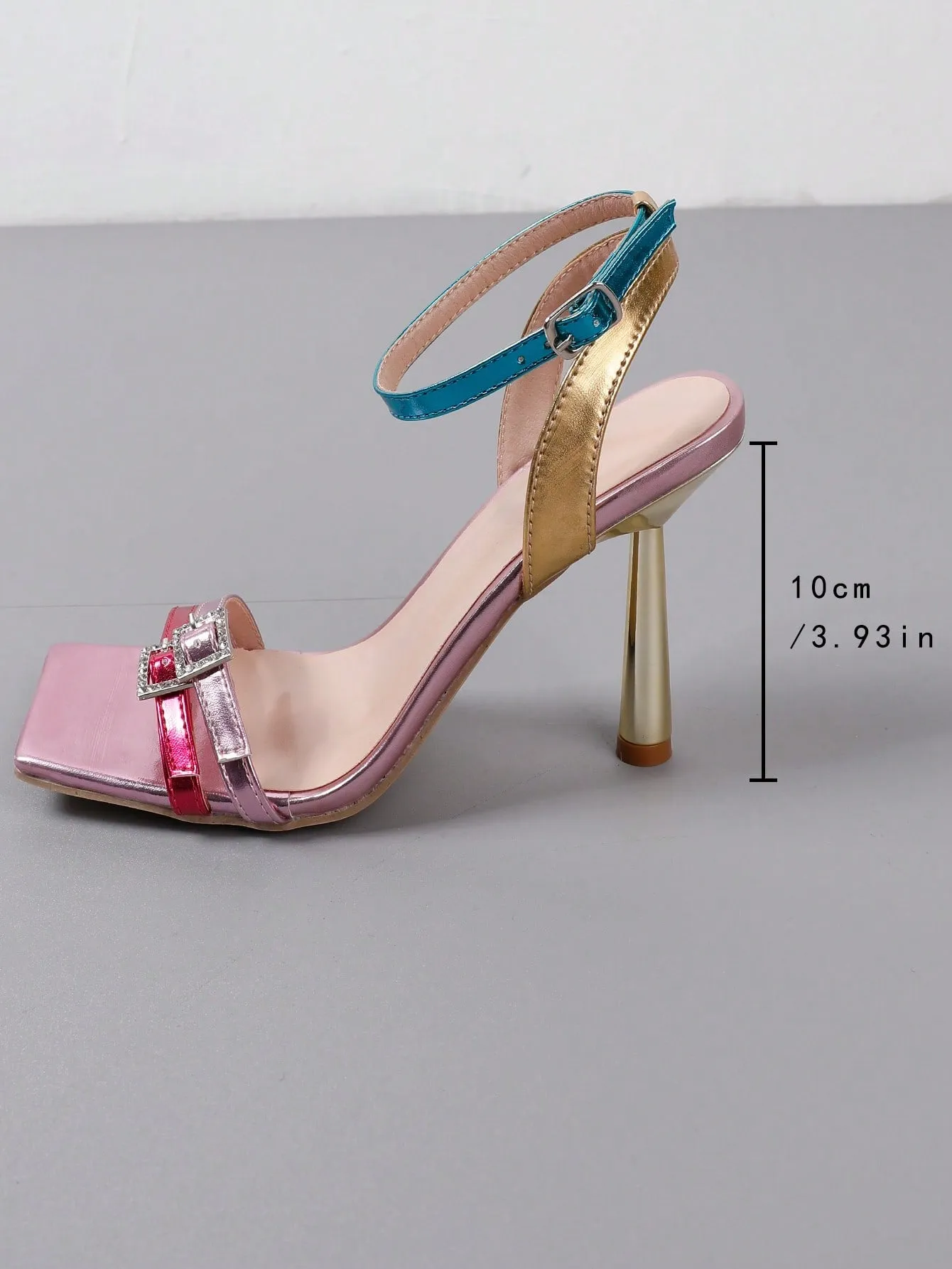 Elegant High Heels Open Toe Ankle Strap Sandals