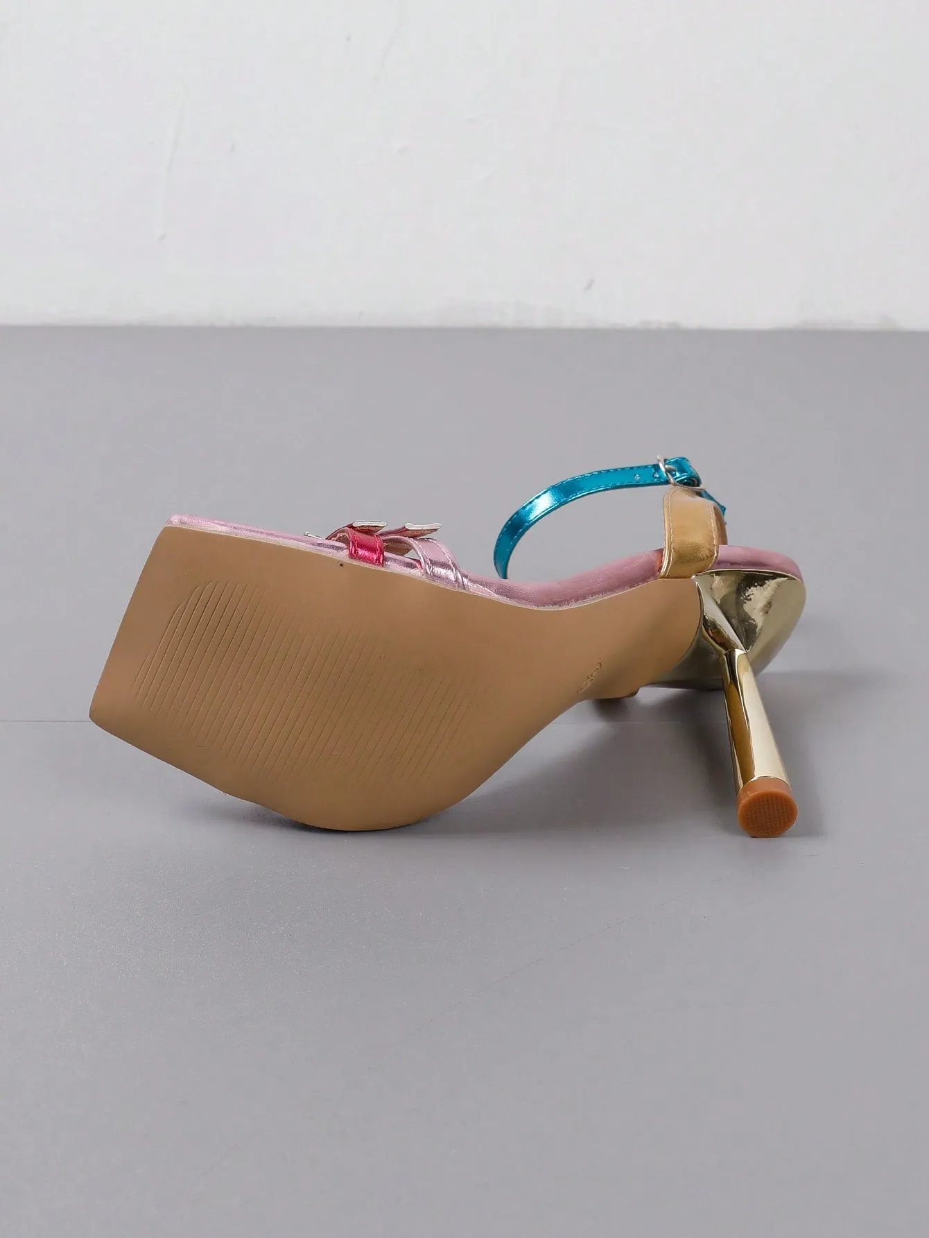 Elegant High Heels Open Toe Ankle Strap Sandals