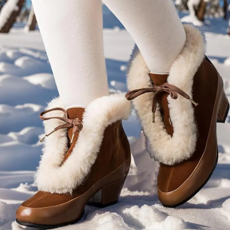 Elegant Party Fleece Lined Boots