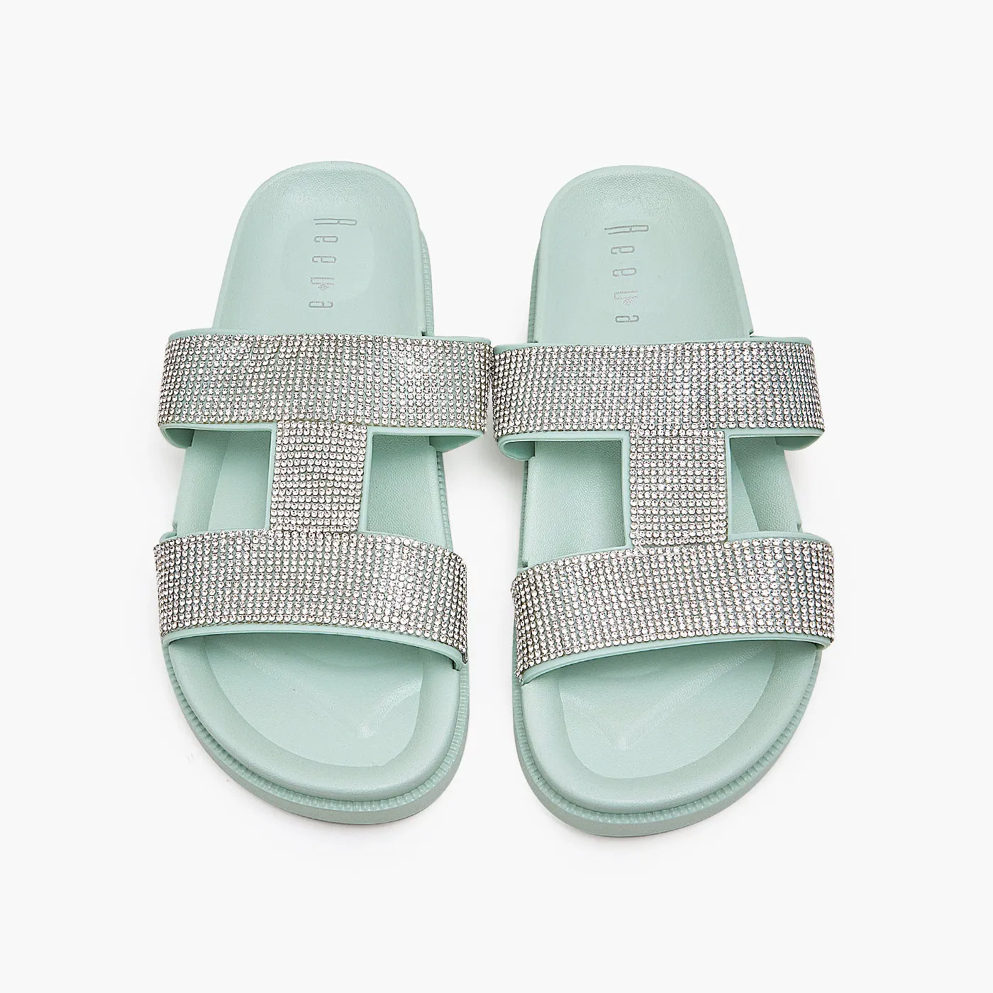 Embellished Slippers