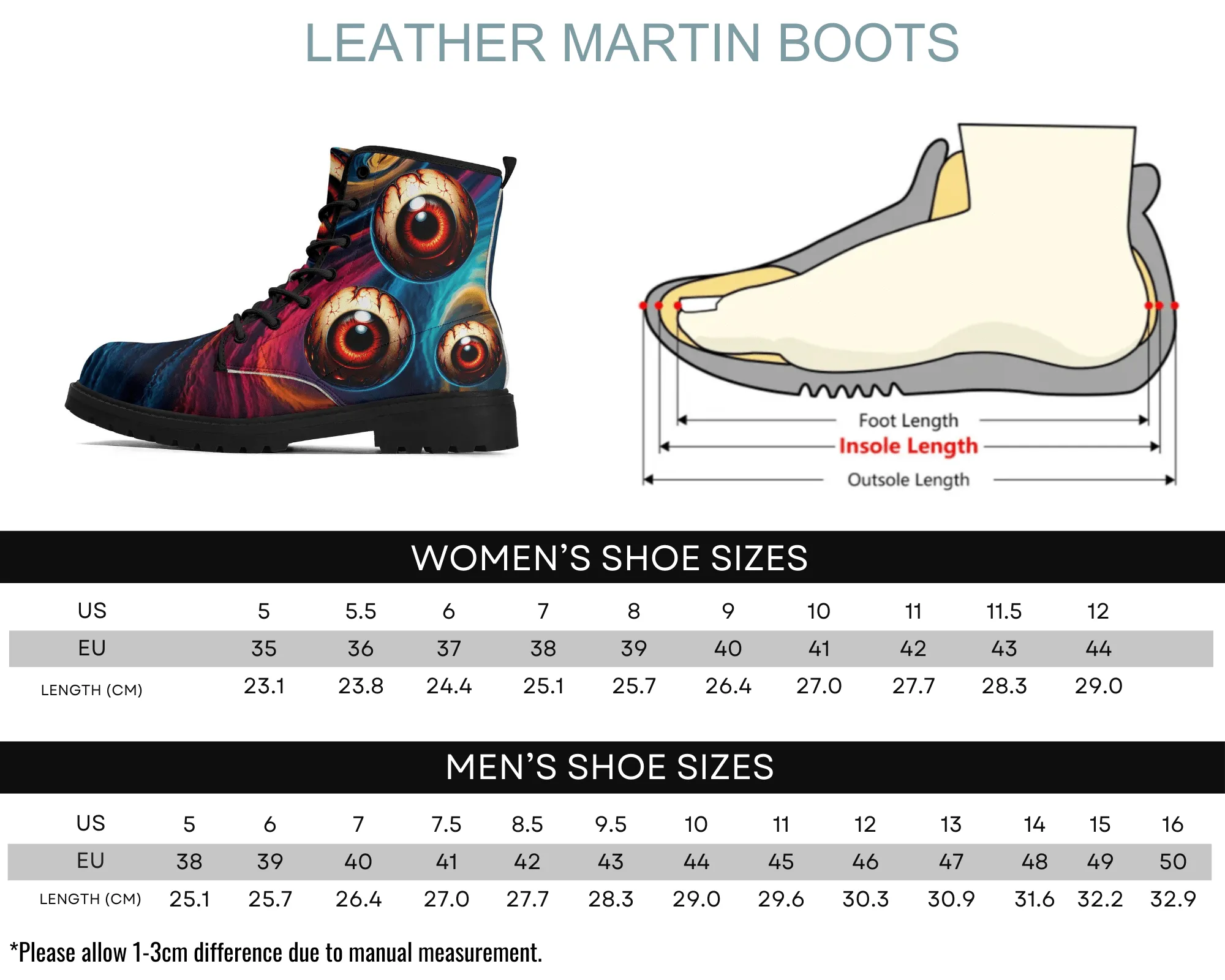 Eye Spy Leather Boots