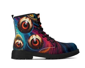 Eye Spy Leather Boots