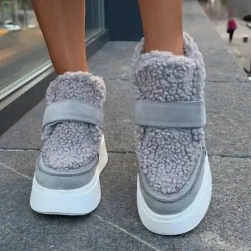 Fleece Lined Platform Boots