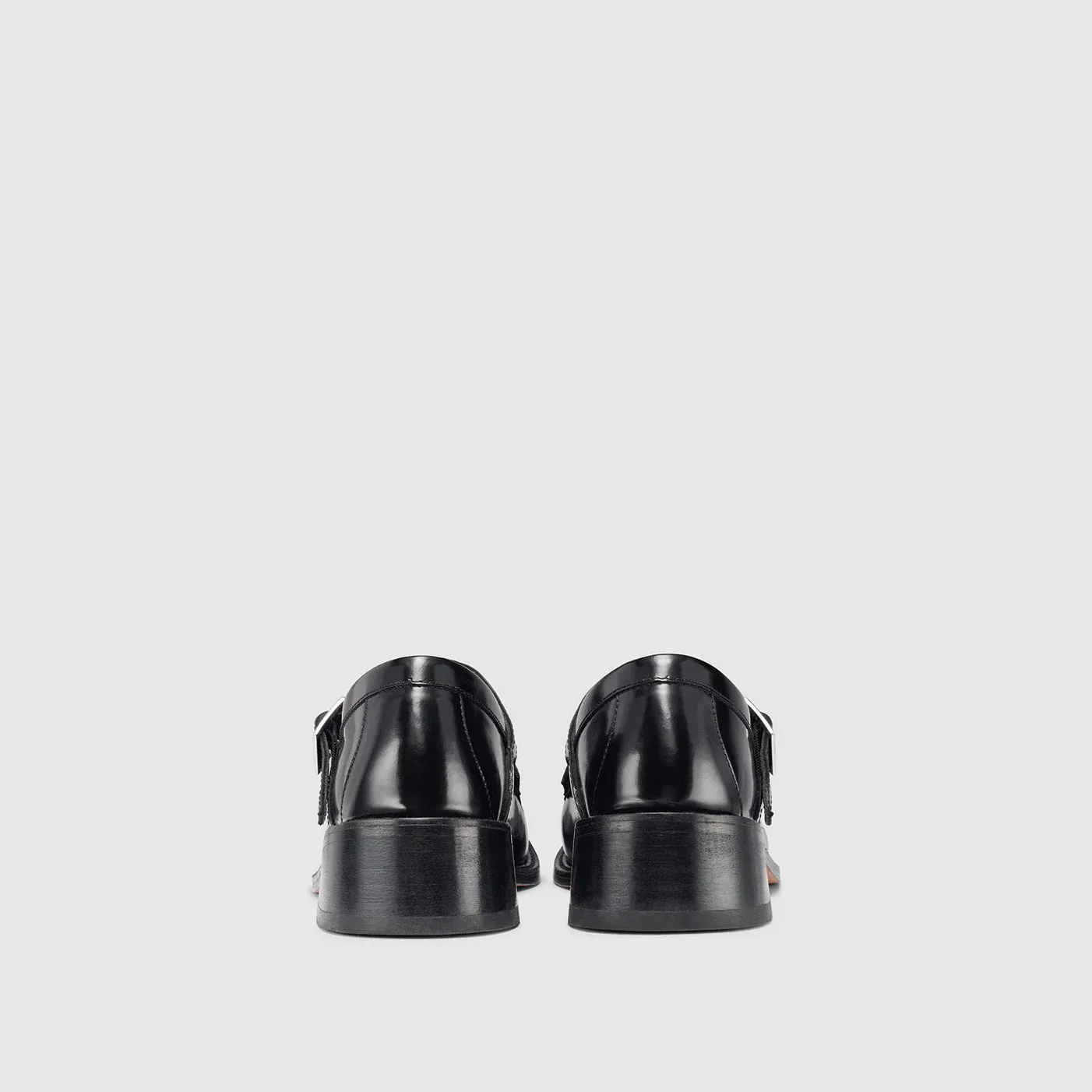 G.H. Bass Women's Mary Jane Heel Loafer in Black