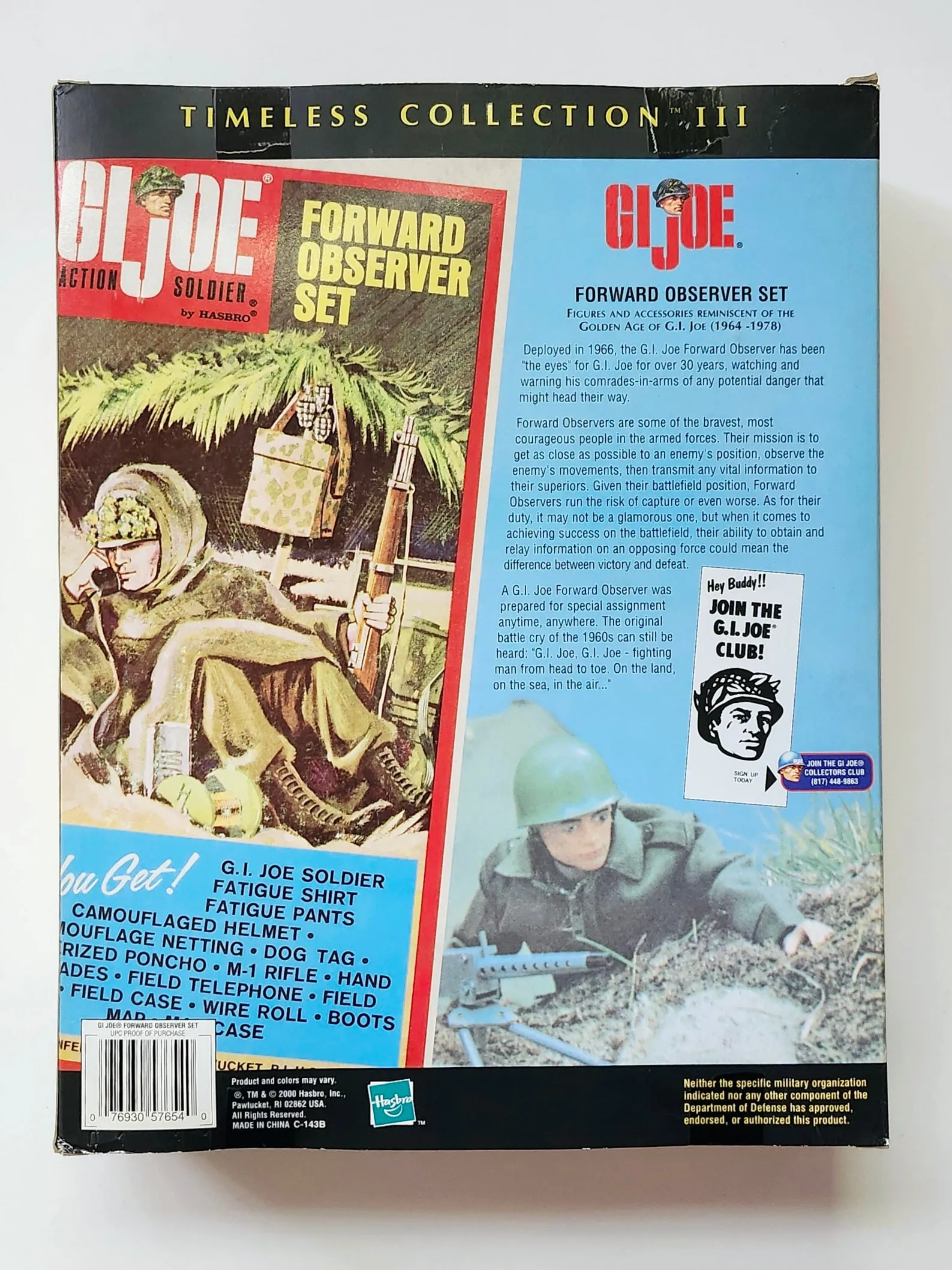 G.I. Joe Timeless Collection III Forward Observer Set 12-Inch Action Figure