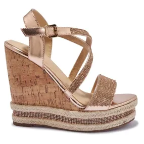 H1760-16/B High Wedge Sandals. £7.99 per pair