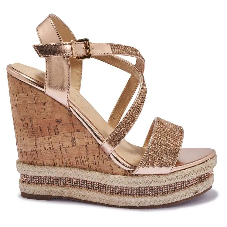 H1760-16/B High Wedge Sandals. £7.99 per pair