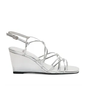 Jeffrey Campbell  Women's Socialz Silver Metallic/Pu M
