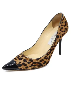 Jimmy Choo Leopard Print Heels sz 7.5