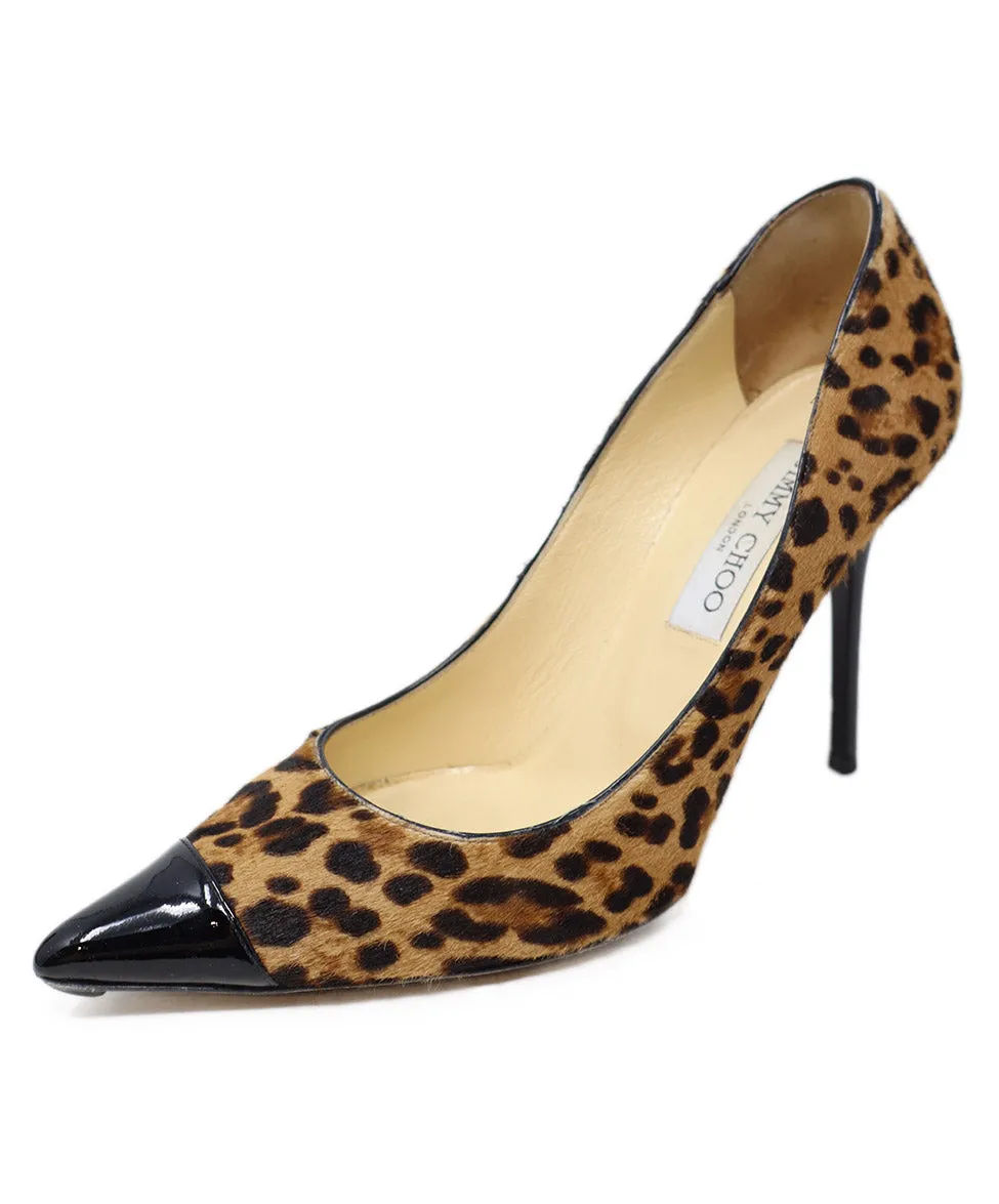Jimmy Choo Leopard Print Heels sz 7.5