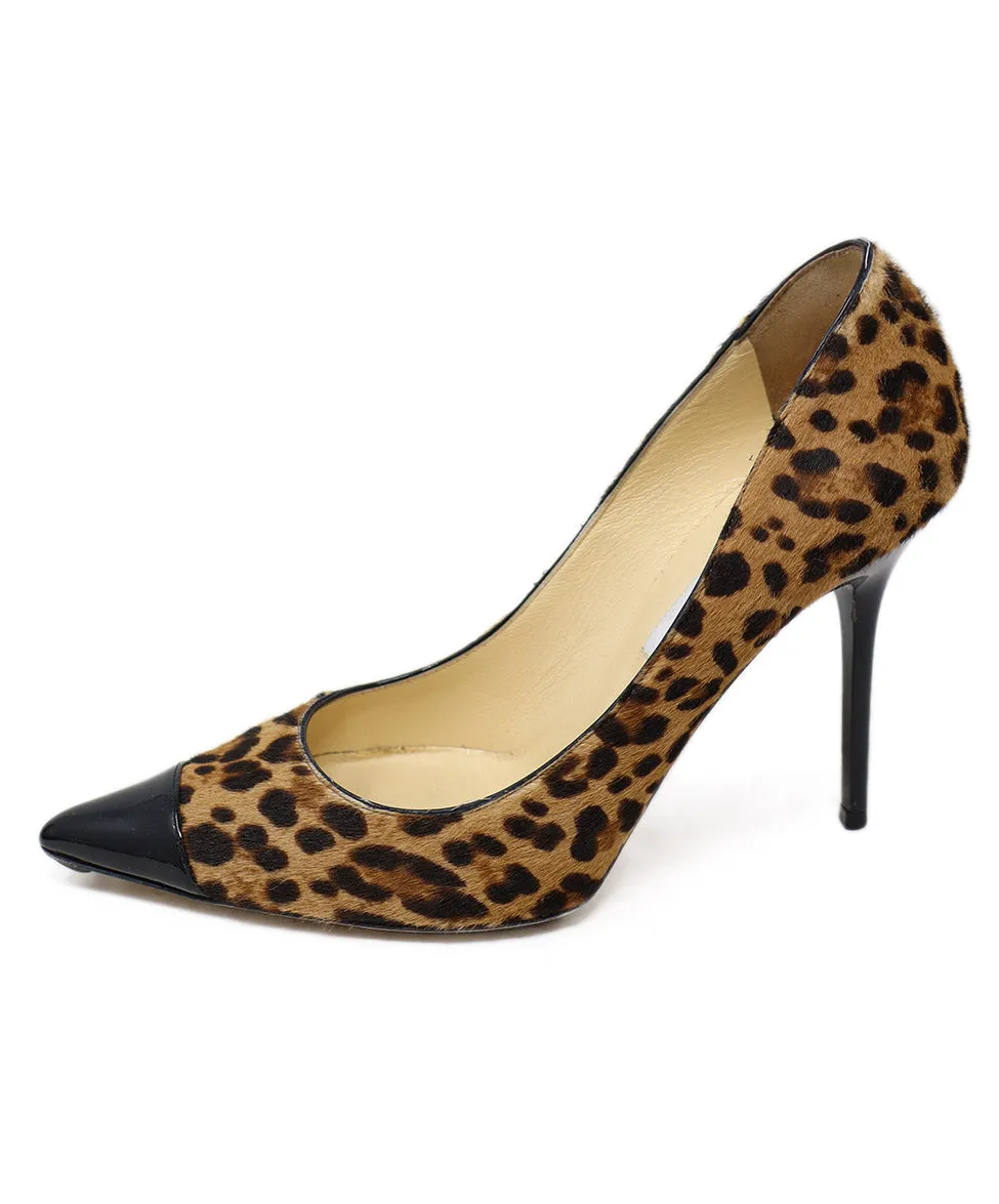 Jimmy Choo Leopard Print Heels sz 7.5
