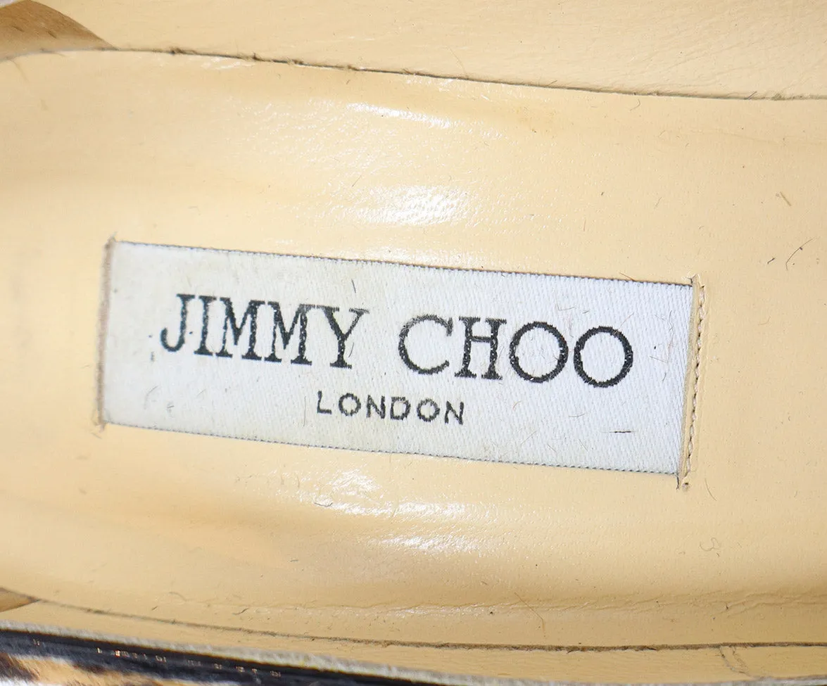Jimmy Choo Leopard Print Heels sz 7.5