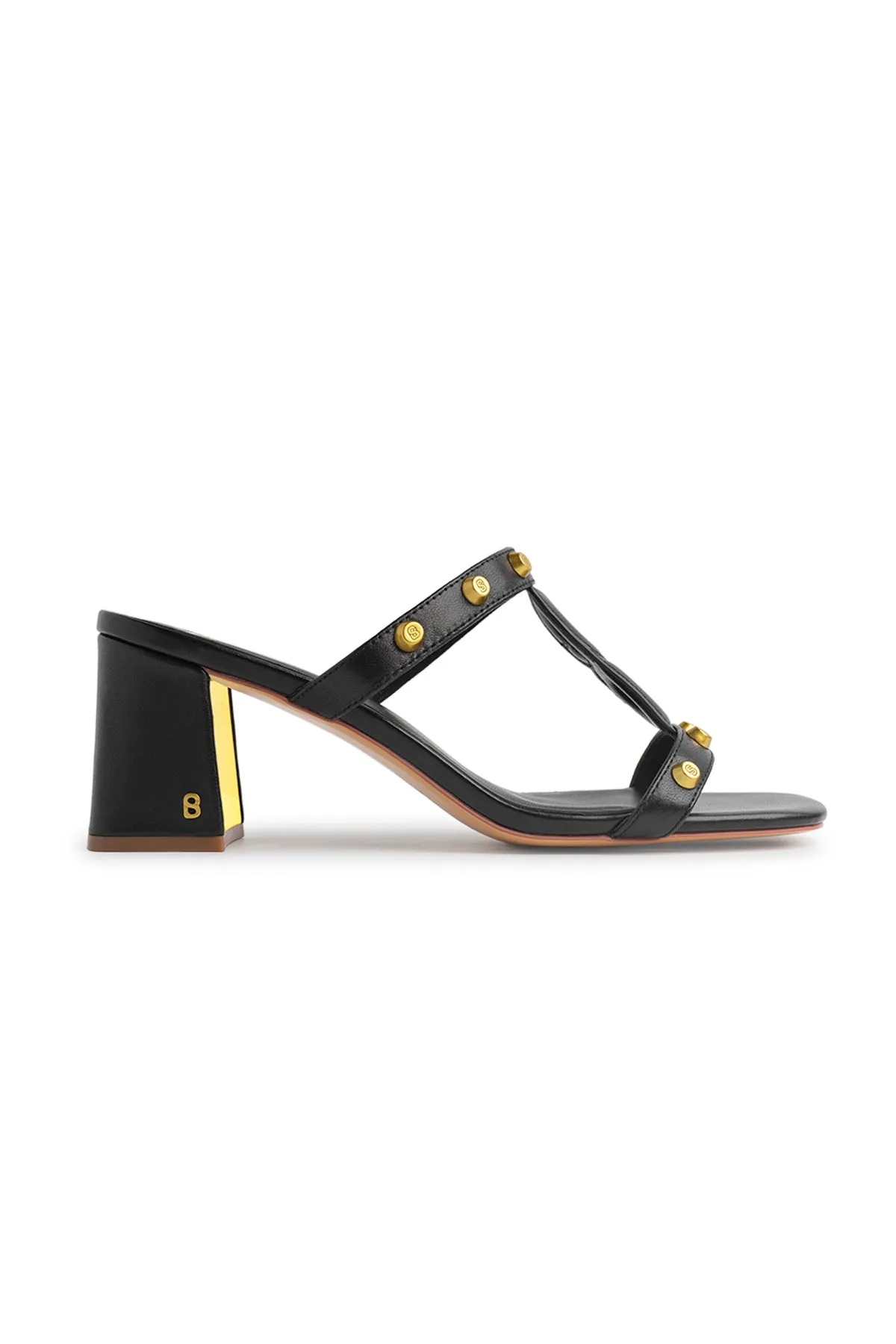 Kefi Studs Heels - Black