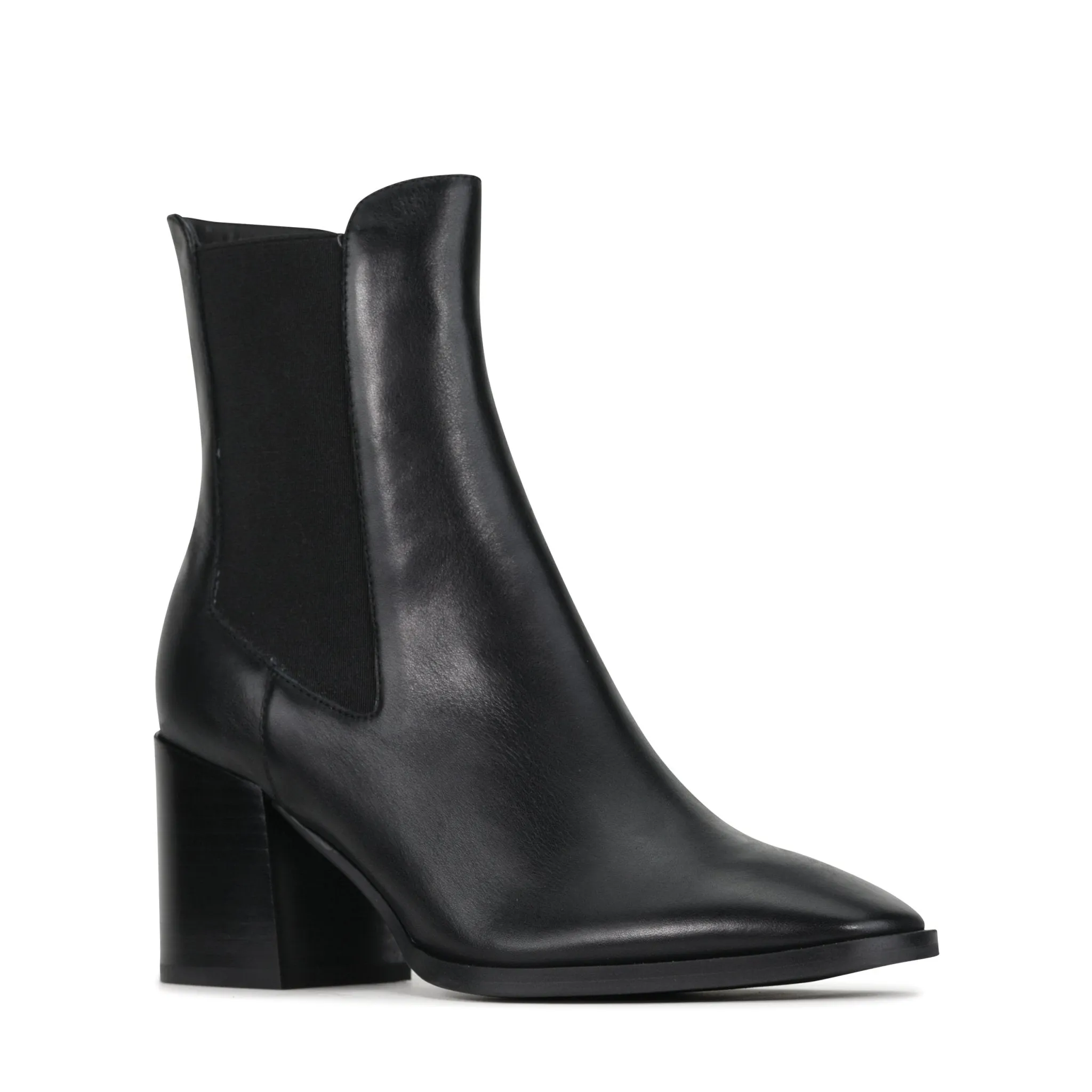 KEO LEATHER HEEL MID BOOTS