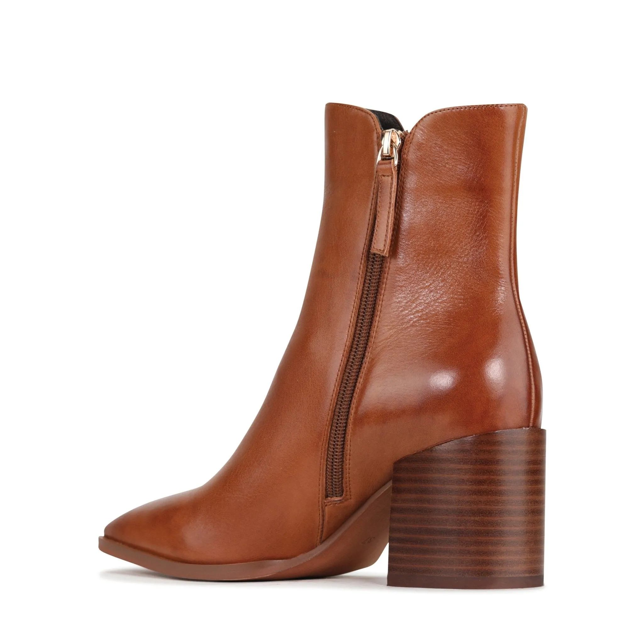 KEO LEATHER HEEL MID BOOTS