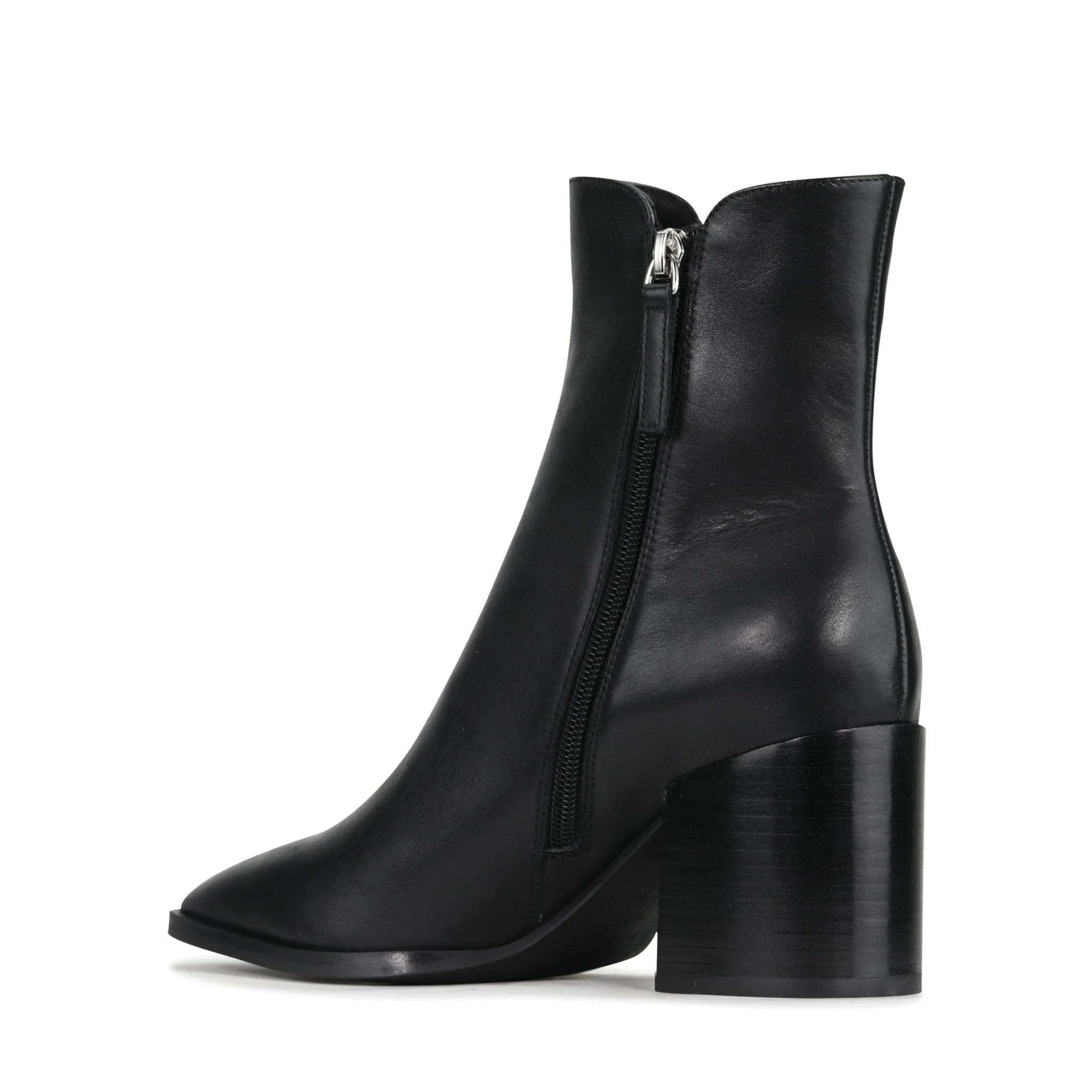 KEO LEATHER HEEL MID BOOTS