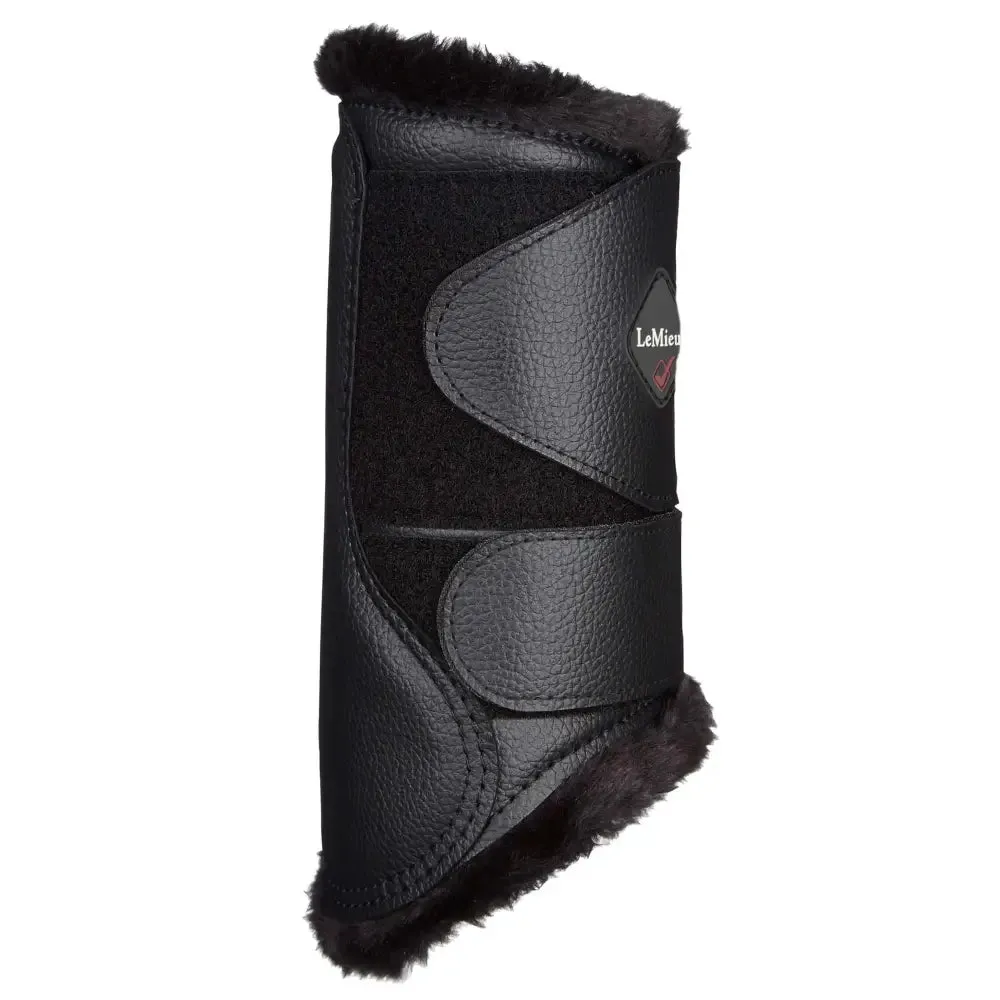 LeMieux Fleece Lined Brushing Boots Black