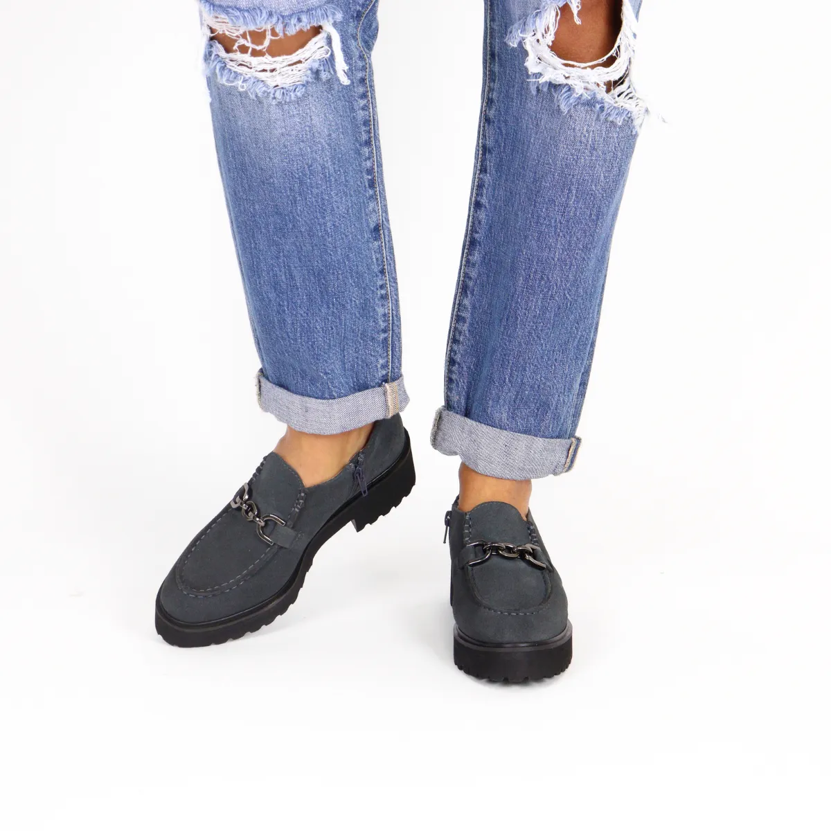 Link Loafer Dark Grey