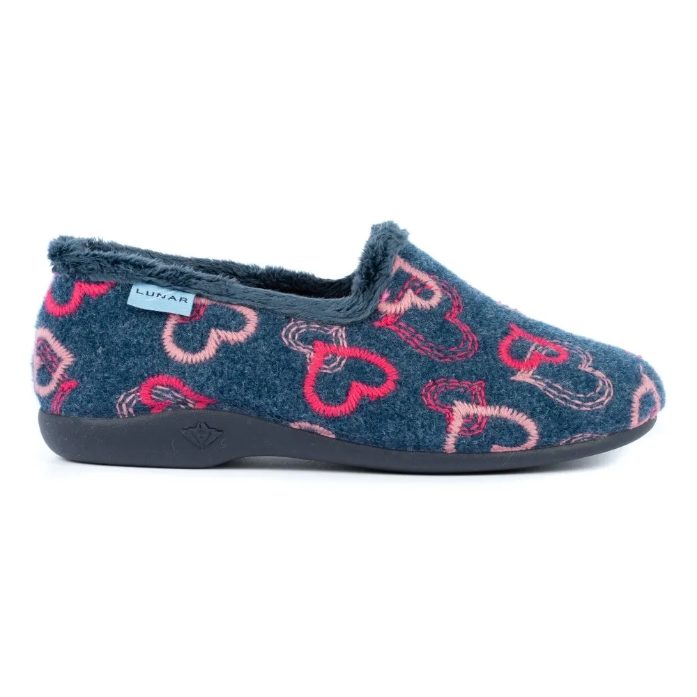 Lunar Ladies Slipper Jolly NAVY KLA147