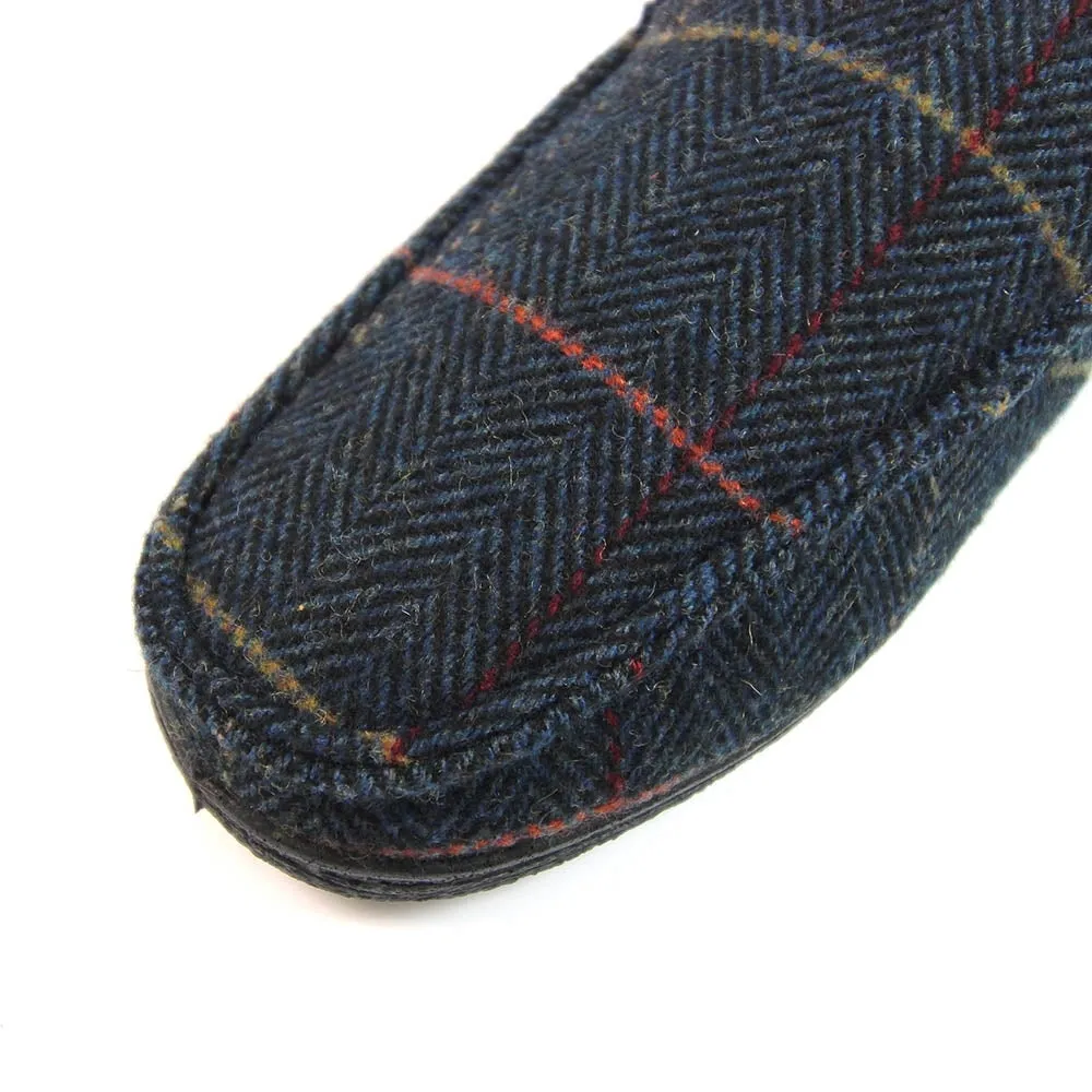 Lunar Men's KMG137 Eisenhower Goodyear Slippers Navy Blue