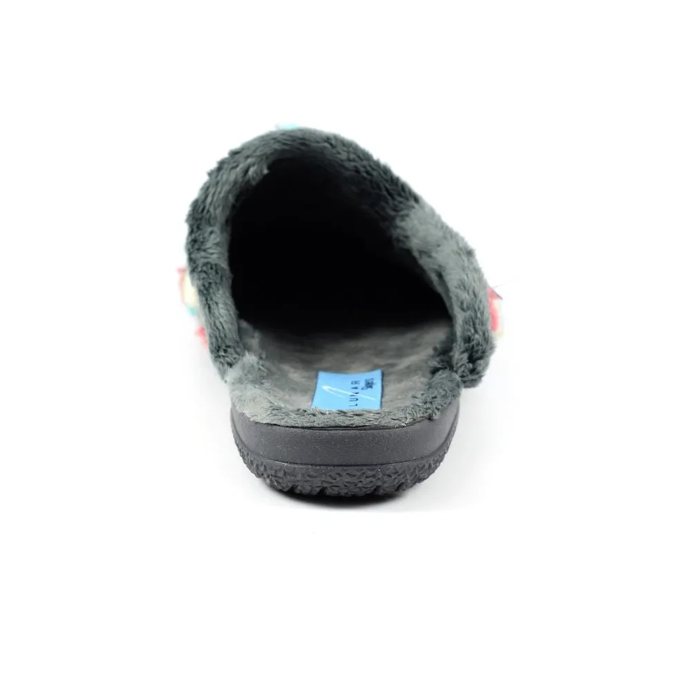Lunar Women's KLA126 Montreal Mule Slippers Grey