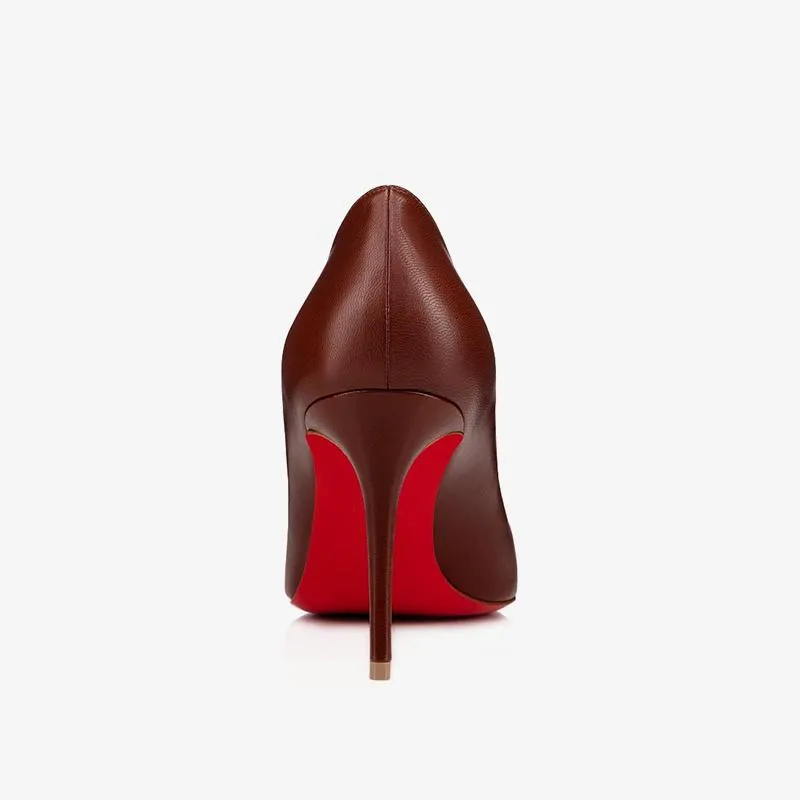 Luxurious Burgundy Leather Pumps