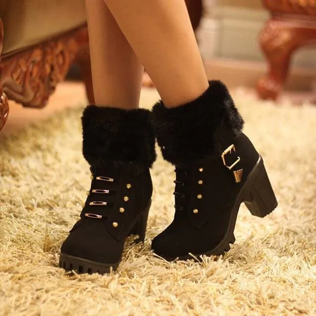 Luxurious Hoof Heel Boot