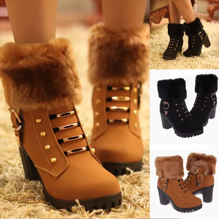 Luxurious Hoof Heel Boot