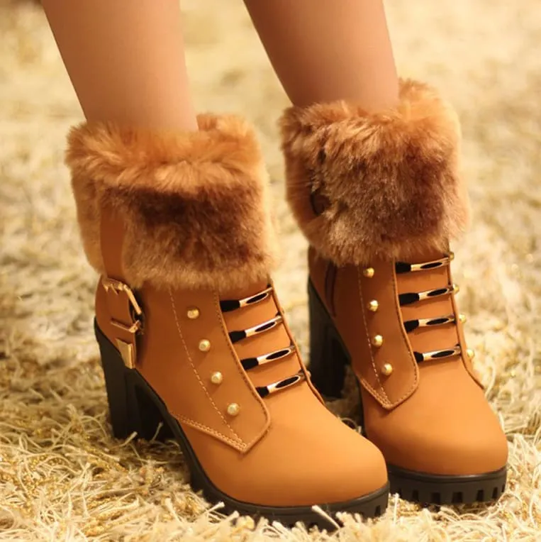 Luxurious Hoof Heel Boot