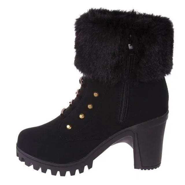 Luxurious Hoof Heel Boot