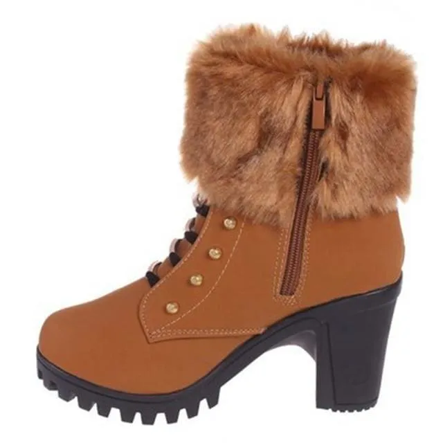 Luxurious Hoof Heel Boot