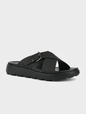 Men "SNOOD" Casual Buckle Slippers